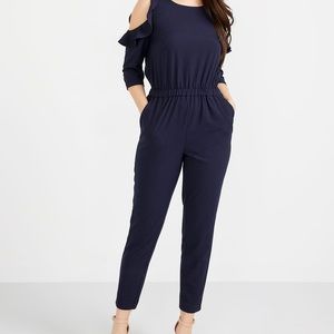 Navy jumpsuit !!